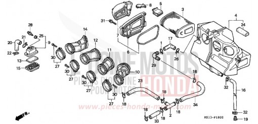 AIR CLEANER CB1000FS de 1995